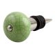 Pea Green Crackle Ceramic Wine Stopper
